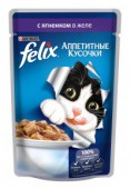 Корм для взр-х кошек FELIX c ягненком в желе