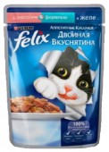 Корм для взр-х кошек FELIX Двойная вкуснятина д/к лосось-форель