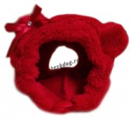 Красная шапочка для мелких собак