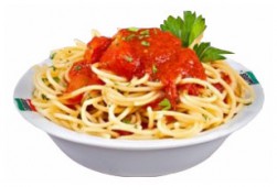 Спагетти с соусом рагу, 100 гр.